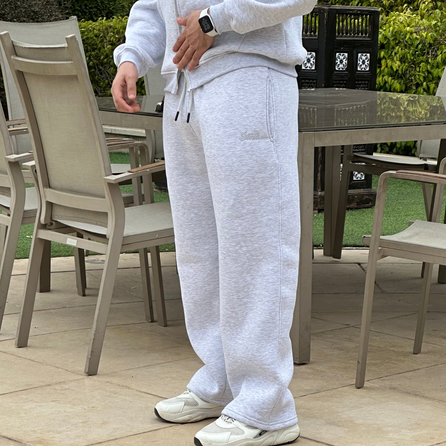 Unisex Silver Sweatpants