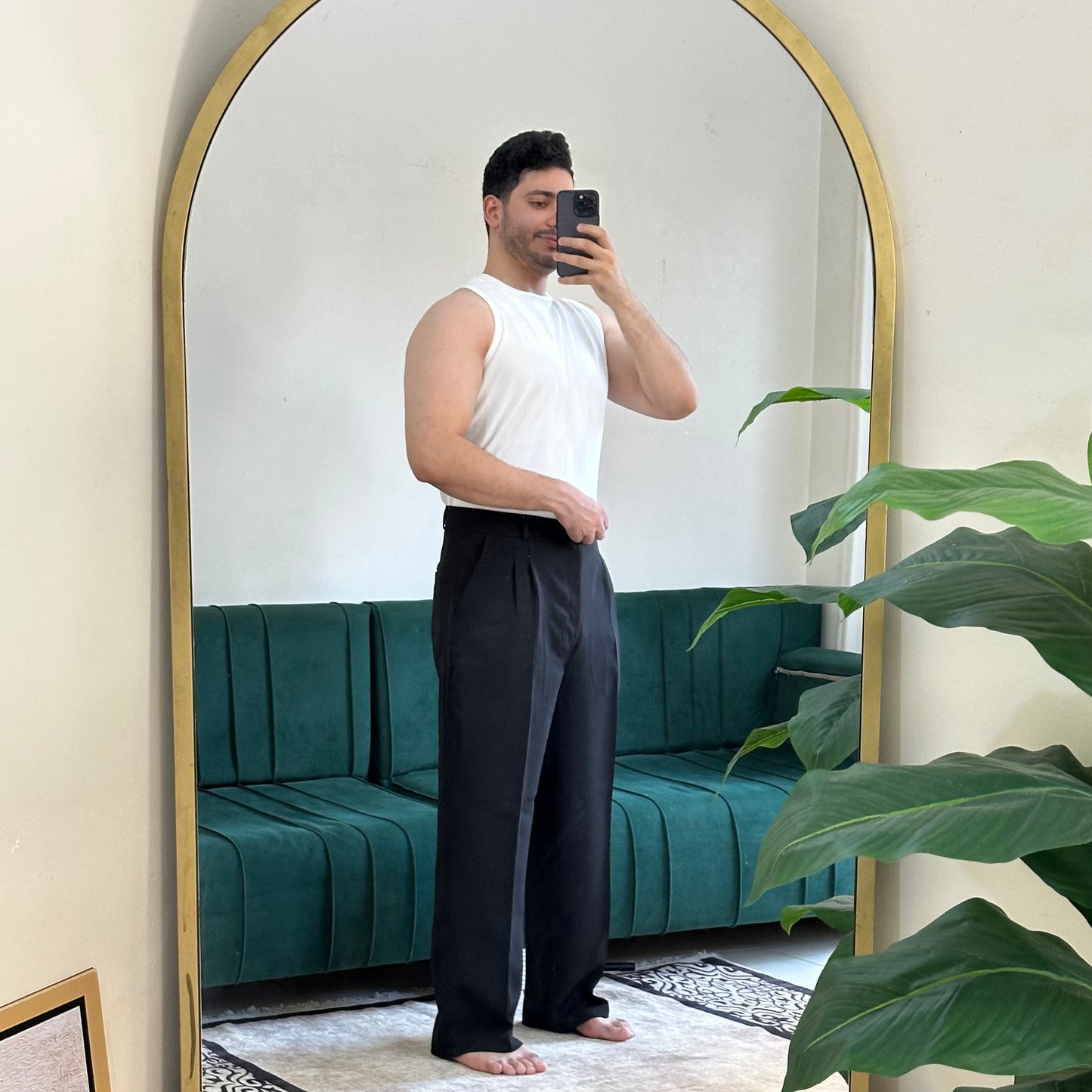 BLACK FORMAL WIDE LEG