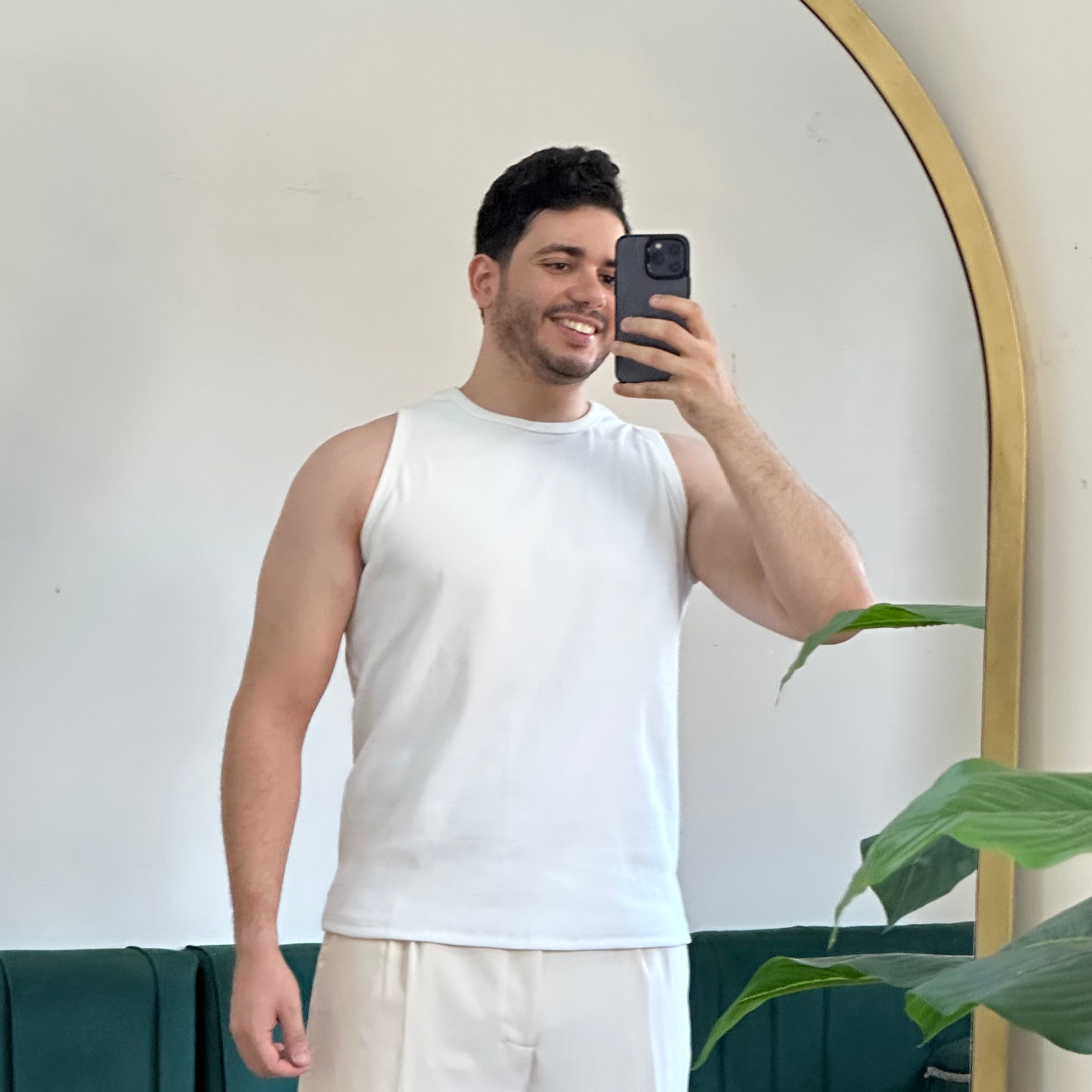 WHITE TANK TOP