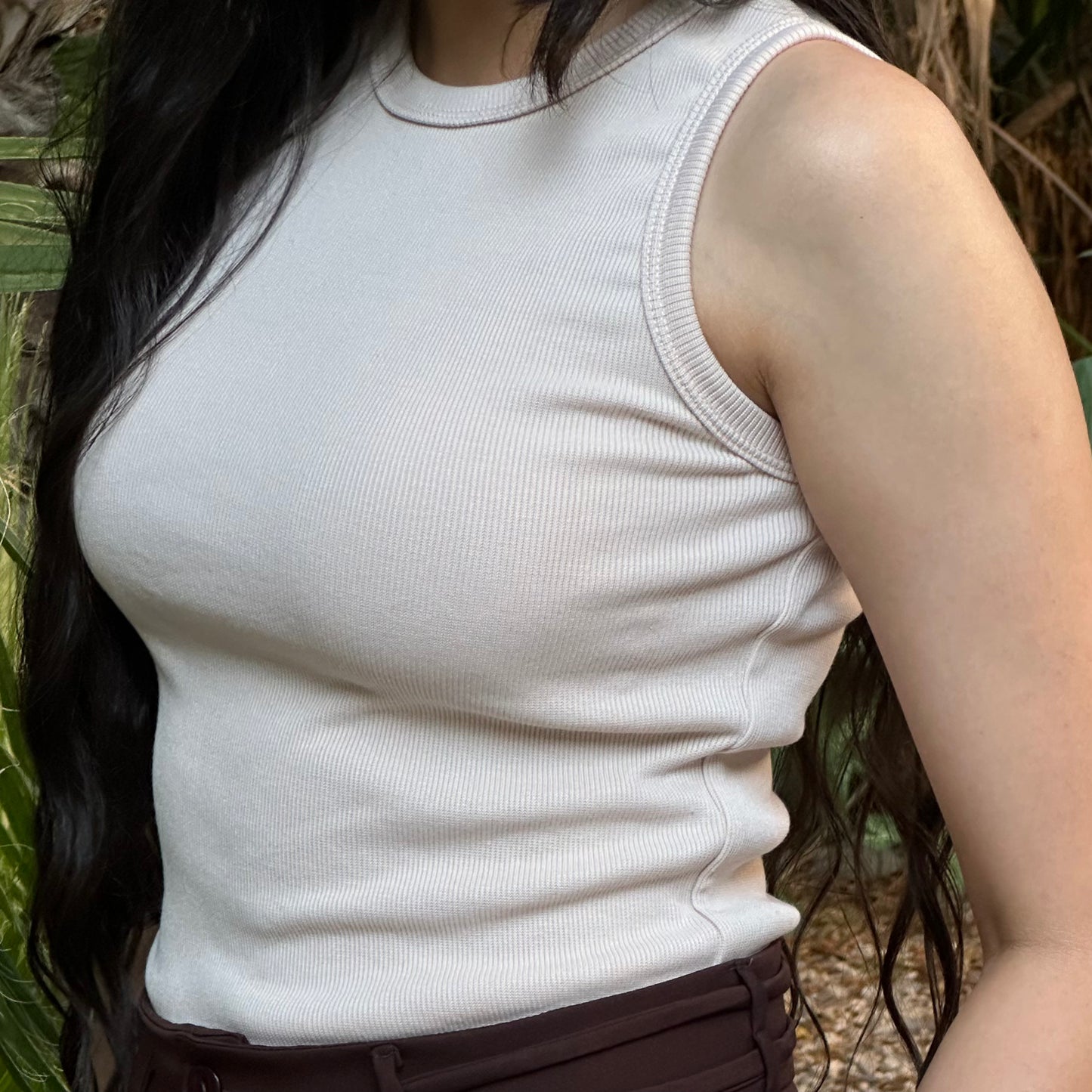 BEIGE TANK TOP