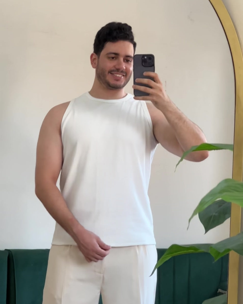 WHITE TANK TOP